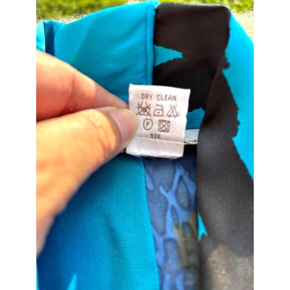 Drapers & Damons Silk Cardigan Patchwork Open Front Sz M Fairy Glam Flowy Dressy - Picture 3 of 12